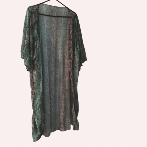 Green Alligator Design Bathing Suit - Picture 2 of 2